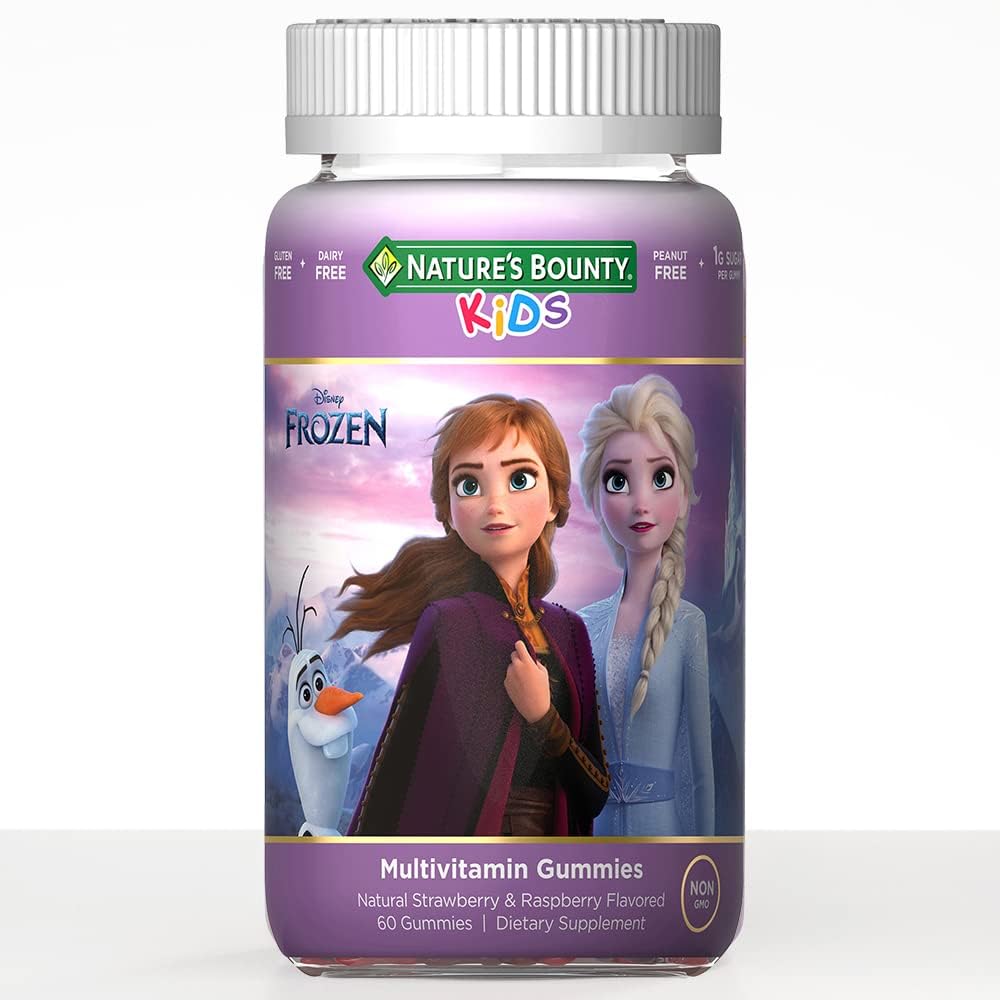Nature's Bounty Disney® Frozen Kids Gummy Multivitamin, Natural Strawberry & Raspberry Flavored 60ct