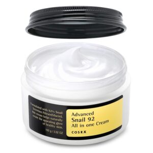 COSRX Snail Mucin 92% Moisturizer 3.52 oz, Daily Repair Face Gel Cream