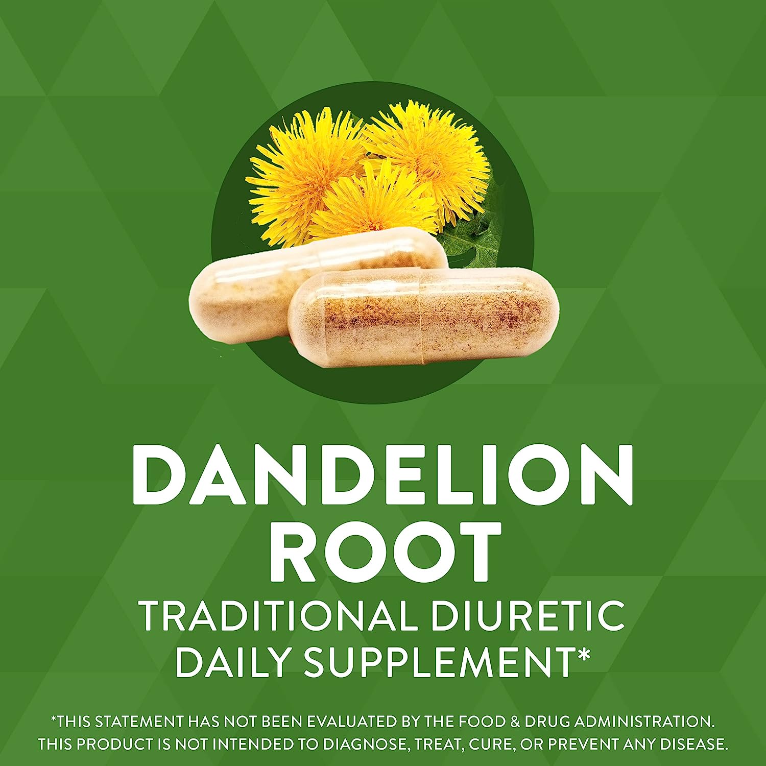 Nature's Way Dandelion Root, 1,575 mg per serving, Non-GMO, Gluten Free, Vegetarian, 100 Capsules - Image 4