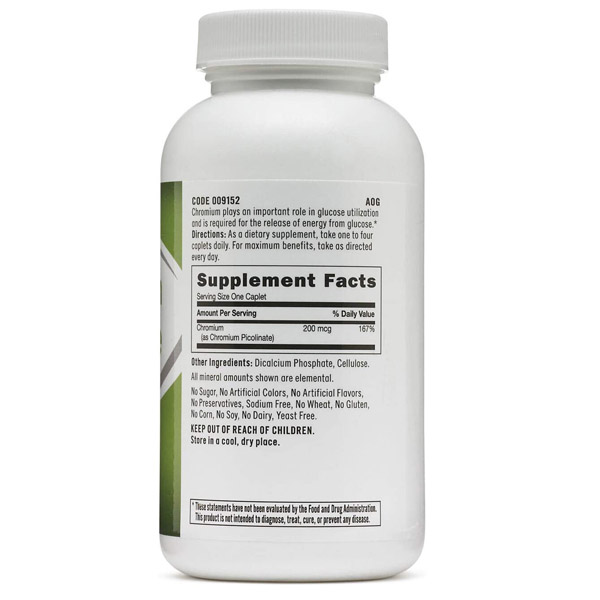GNC Chromium Picolinate 200mcg – 90 Tablets - Image 3