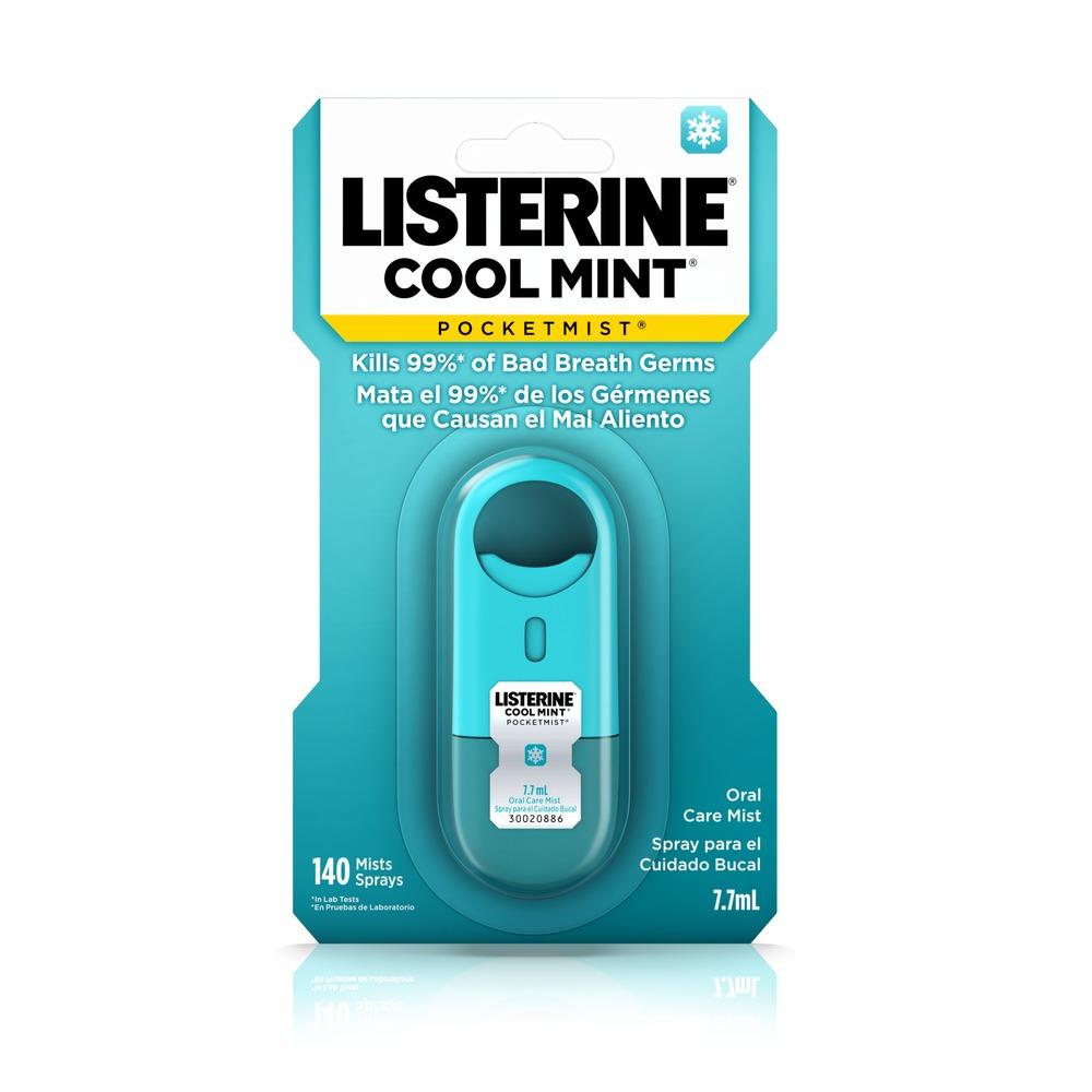LISTERINE® POCKETMIST® Oral Care Fresh Breath Spray COOL MINT® 7.7ml