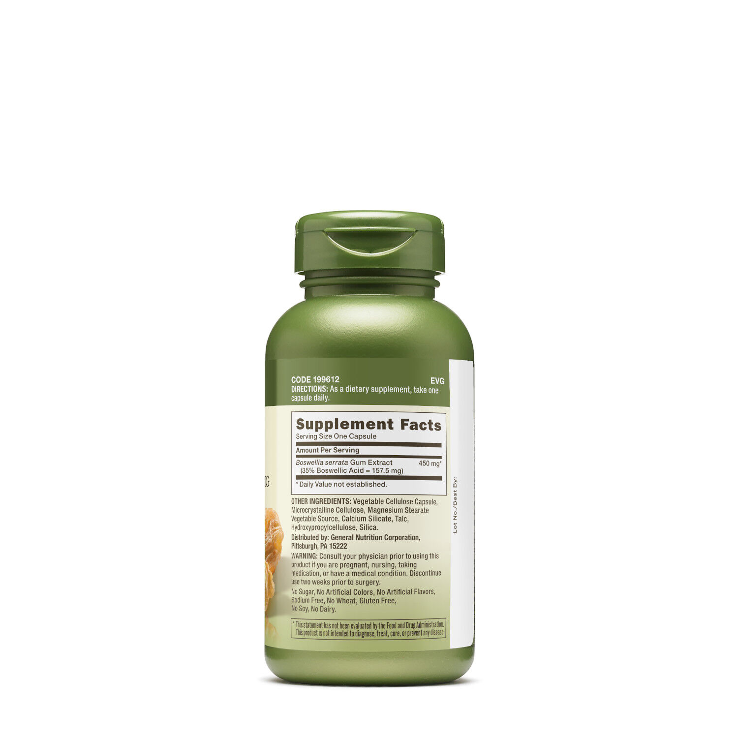 GNC Herbal Plus® Boswellia Extract 450 mg, 100 Caps - Image 3