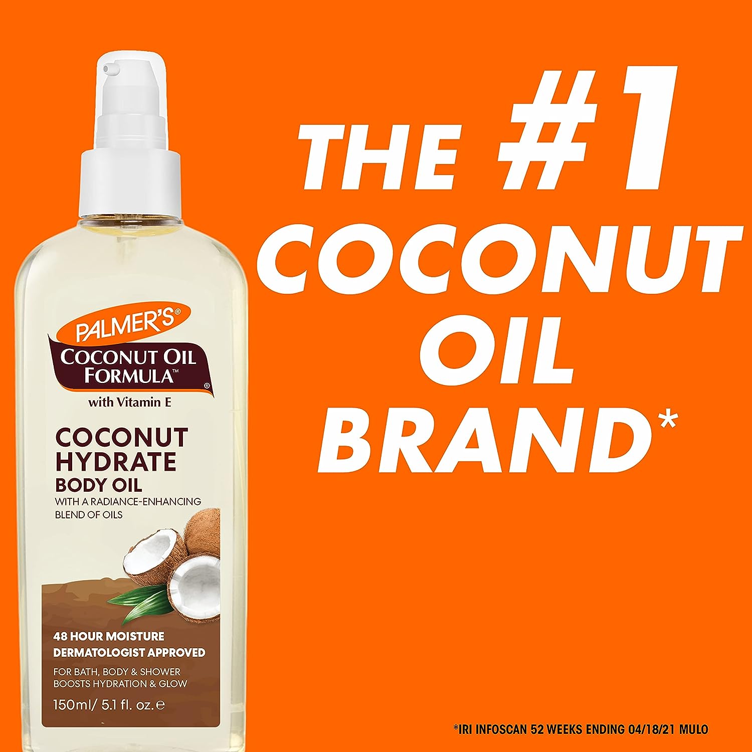 Palmer's Coconut Oil Formula Body Oil, Body Moisturizer with Green Coffee Extract, Bath Oil for Dry Skin, 5.1 Ounces - Image 4