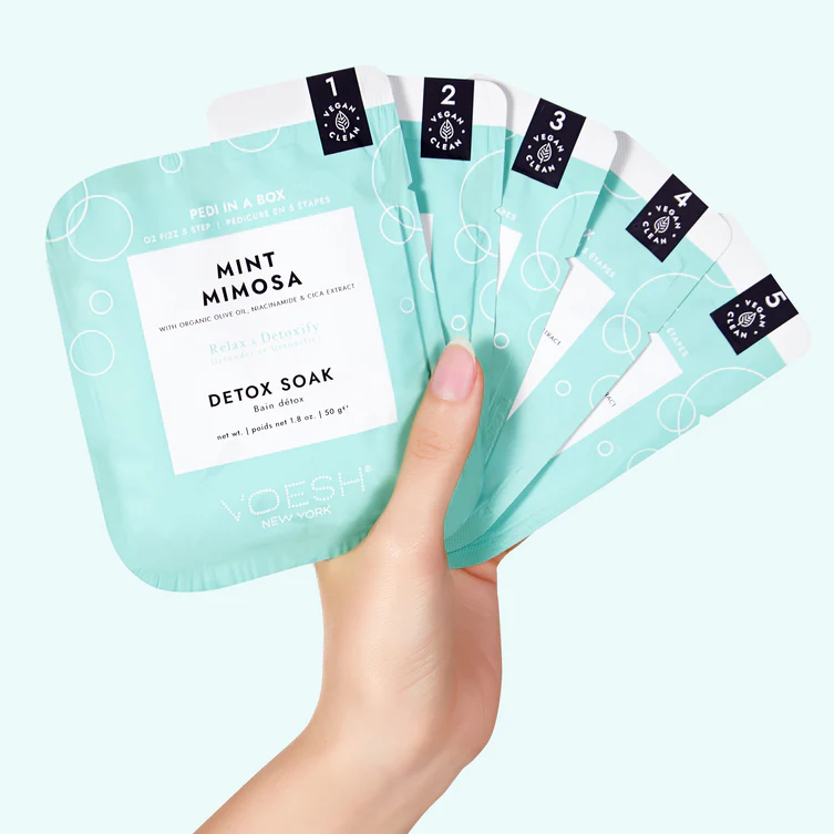 Voesh Pedi in a Box O2 Fizz 5 Step Mint Mimosa - Image 4