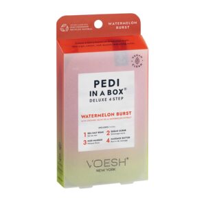 Voesh Deluxe Pedicure in a Box – 4-Step Watermelon Burst