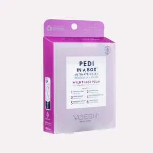 Voesh Pedi in a Box Ultimate 6 Step Wild Black Plum