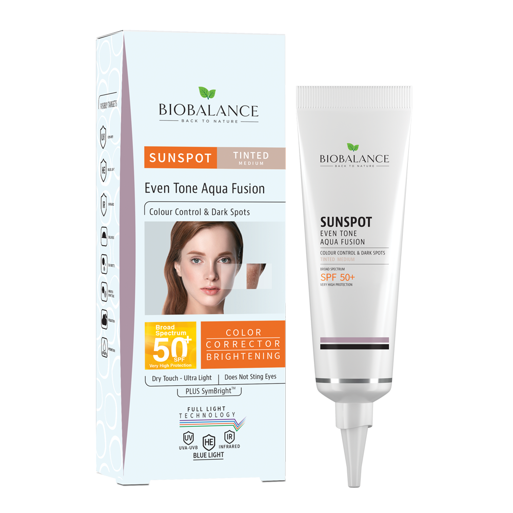 Bio Balance SUNSPOT EVEN TONE AQUA FUSION 50+SPF, Tinted Medium