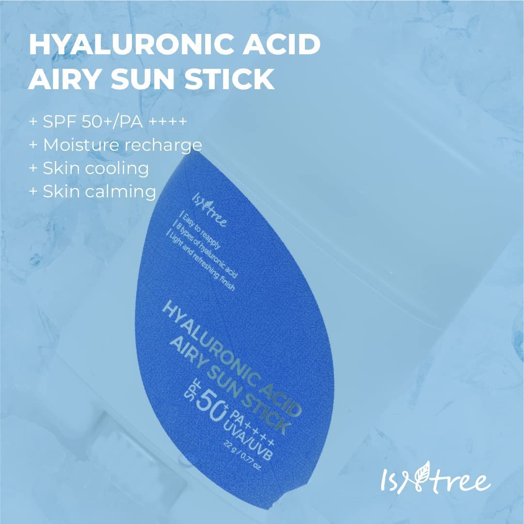 ISNTREE Hyaluronic Acid Airy Sun Stick SPF 50+ Pa++++ 0.77 Oz - Image 3