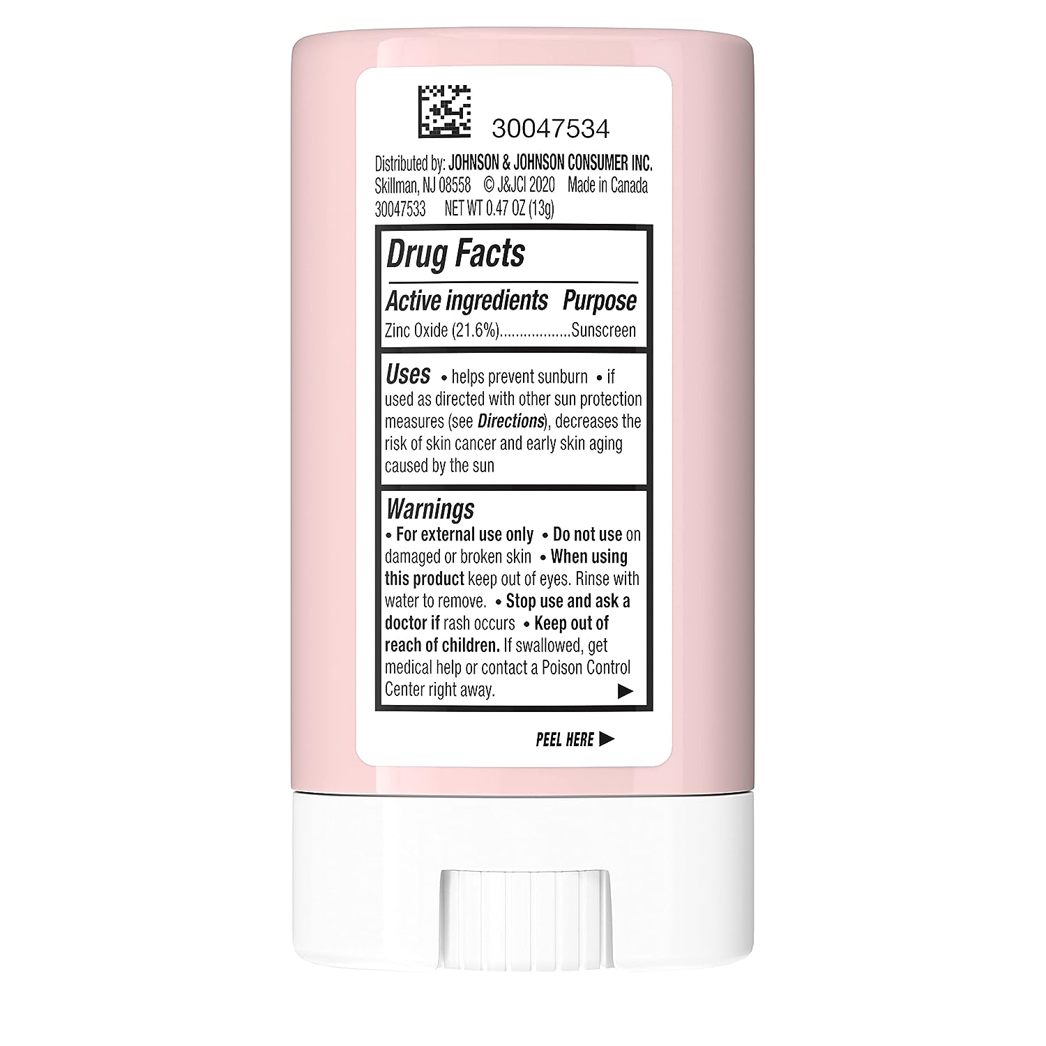 Neutrogena Pure & Free Baby Mineral Sunscreen Stick with Broad Spectrum SPF 50, Baby Face & Body Sunscreen, 0.47 oz - Image 5
