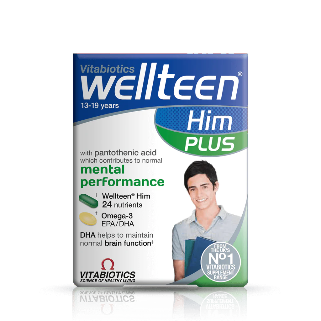 Wellteen by Vitabiotics Him Plus Tablets x 56