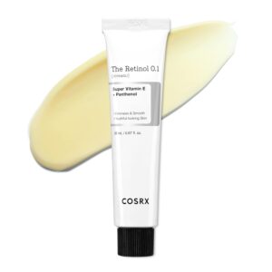 COSRX Retinol 0.1% Cream, 20ml, Anti-aging Eye & Neck Cream with Retinoid Treatment