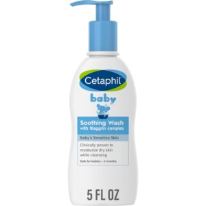 Cetaphil Baby Body Wash, Soothing Wash,5oz  (Packaging may vary)