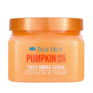 Tree Hut Pumpkin Spice Latte Shea Sugar Exfoliating & Hydrating Body Scrub, 18 oz.