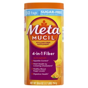 Metamucil, Sugar-Free, 4-in-1 Fiber for Digestive Health, 26.6oz