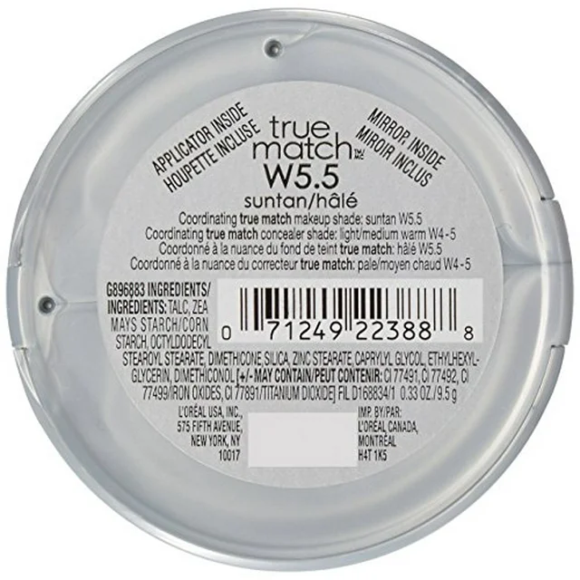 L'Oreal Paris True Match Super-Blendable Powder, Suntan, 0.33 oz. - Image 3