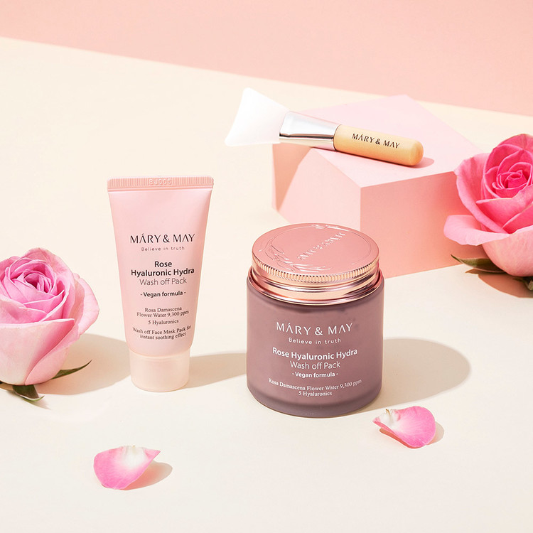 Mary & May Vegan Rose Hyaluronic Mask Special Set - Image 5