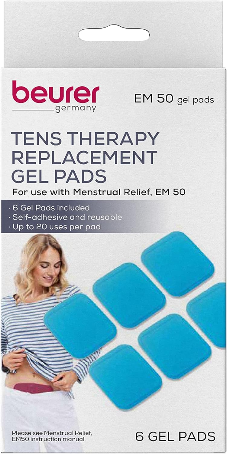 Beurer EM50RP Replacement Electrode Gel Pads for Beurer EM50 TENS Unit and Heating Pad - Image 3