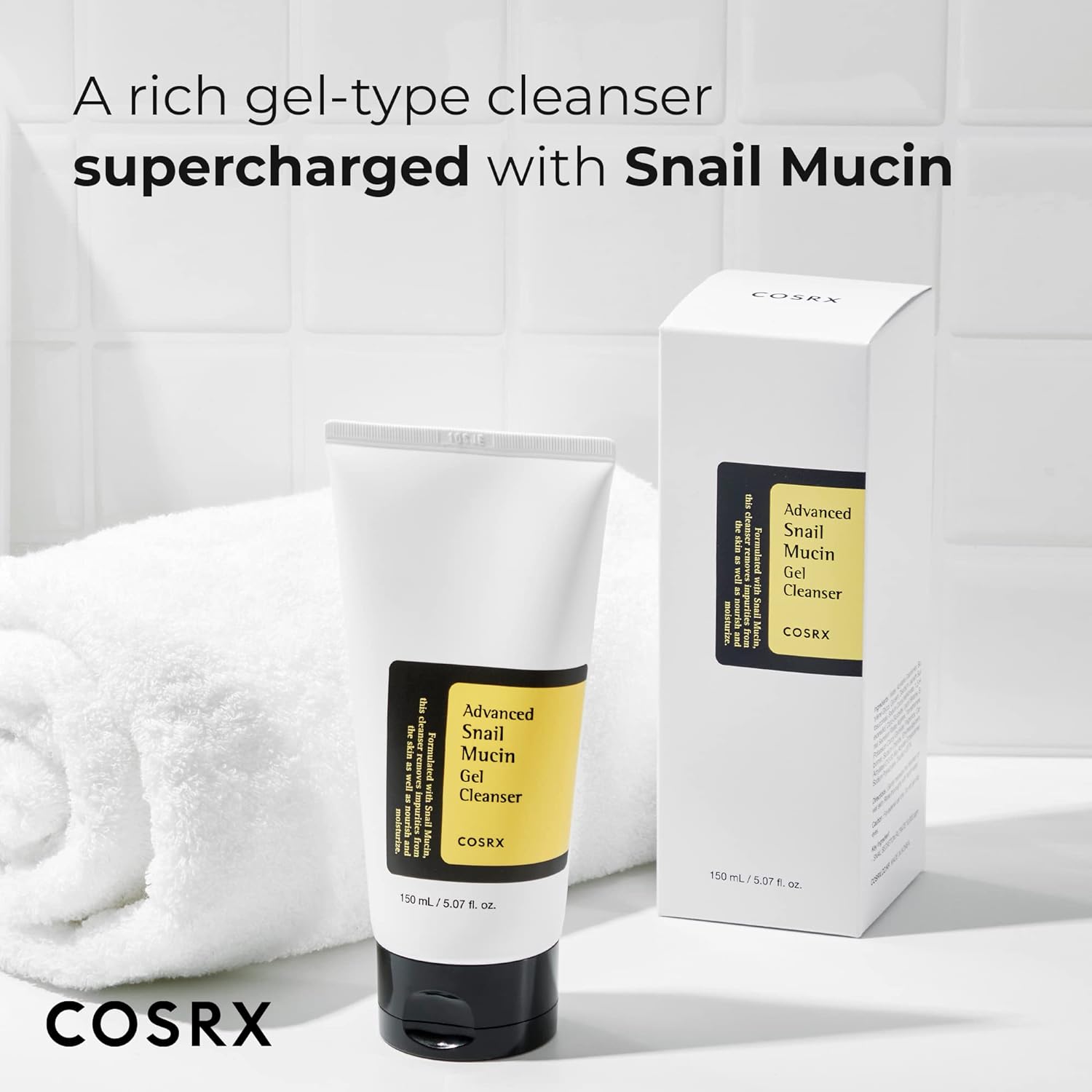 COSRX Advanced Snail Mucin Gel Cleanser, 5.07 Fl Oz / 150 mL - Image 5