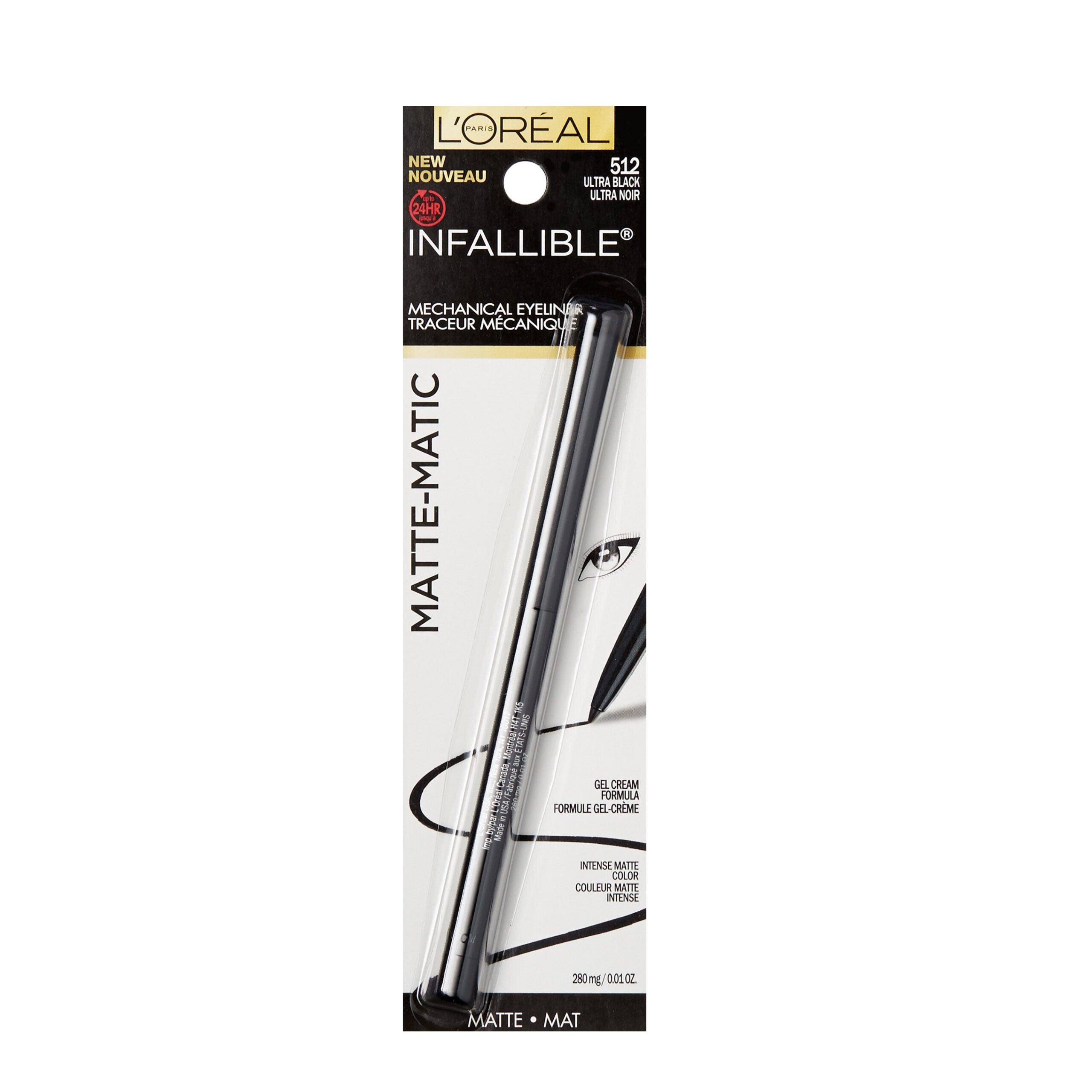 Loreal Infallible Matte-Matic Eyeliner 512 Ultra Black