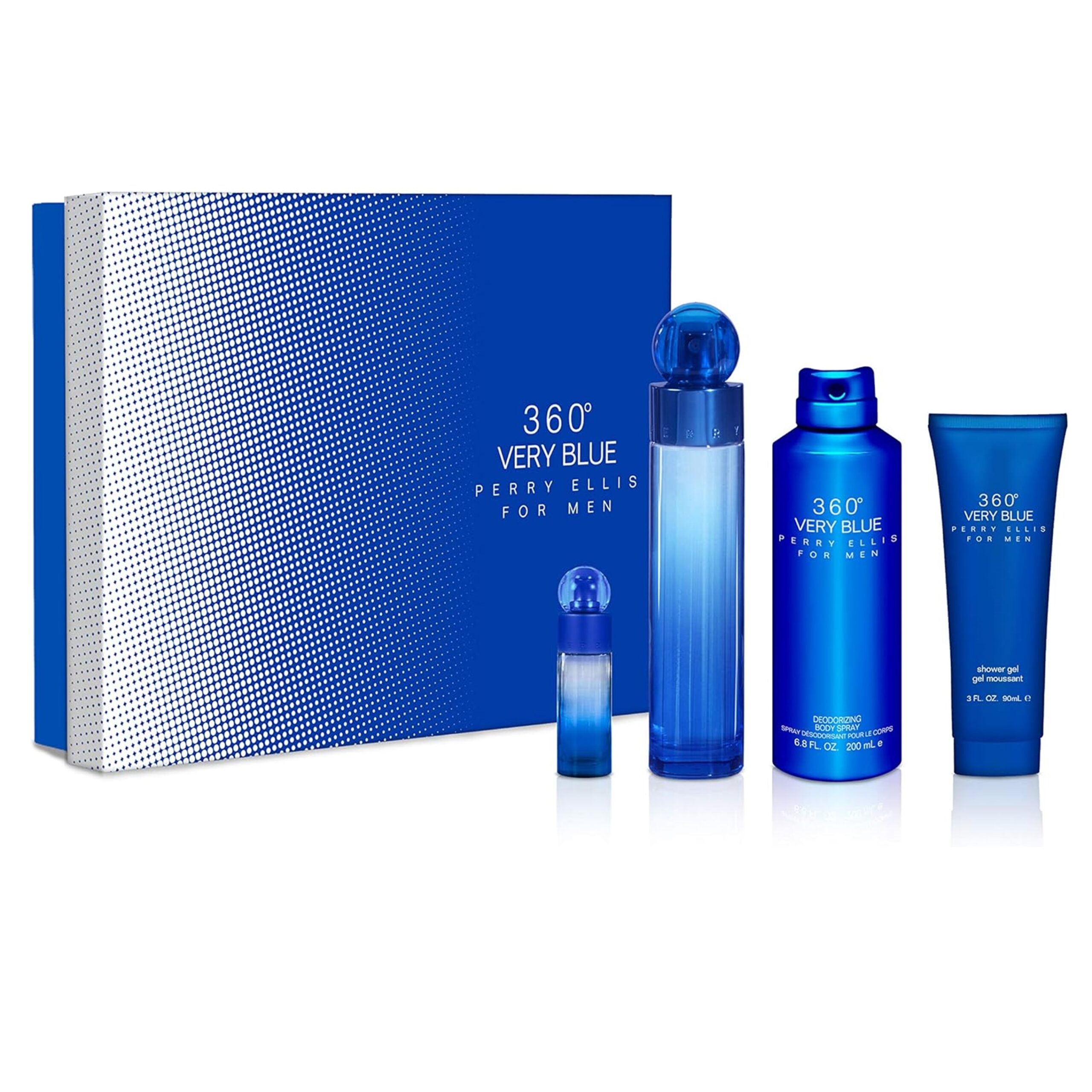 Perry Ellis Gift Set Perry Ellis 360 Very Blue By Perry Ellis