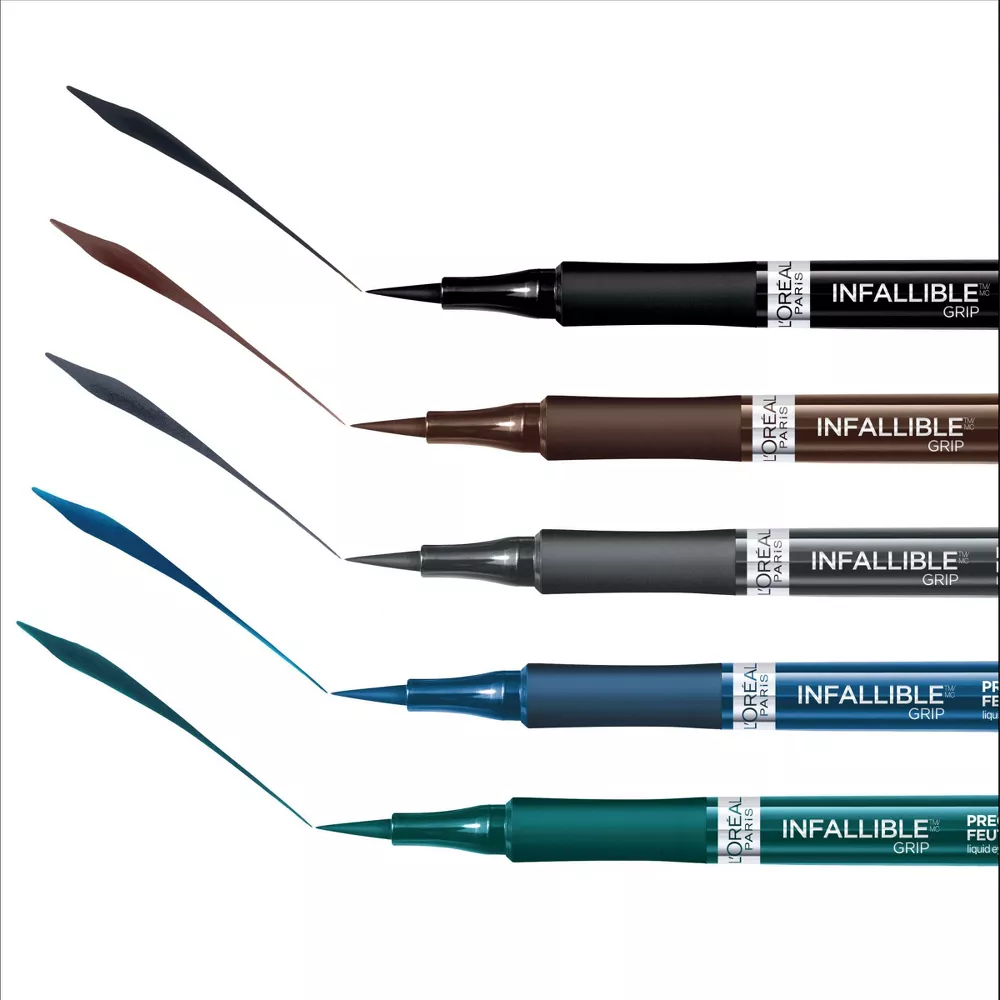 L'Oreal Paris Infallible Grip Precision Felt Tip Waterproof Eyeliner - 0.034 fl oz - Image 4