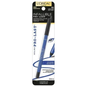 L'Oreal Paris Infallible Pro-Last Waterproof Pencil Eyeliner, 960 Cobalt Blue 0.42oz