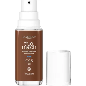 L'Oreal Paris True Match Cream Foundation Makeup, C9.5 Cool Deep, 1 fl oz