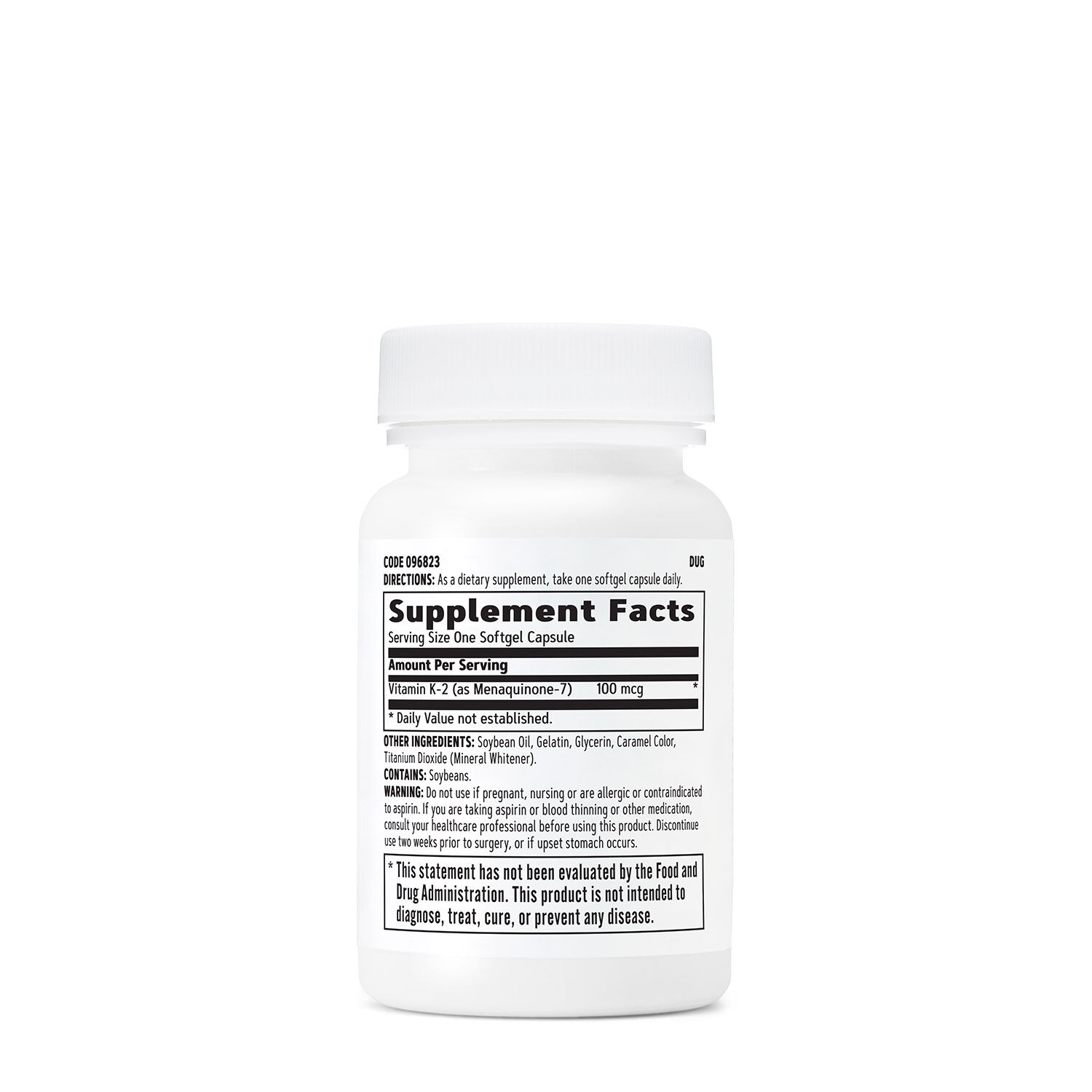 GNC Vitamin K-2 - 100 mcg - 60 Softgels (60 Servings) - Image 3