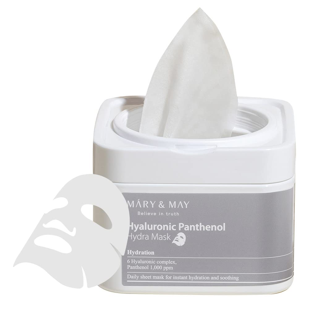 Mary&May MASK Hyaluronic Panthenol Hydra Mask 30ct