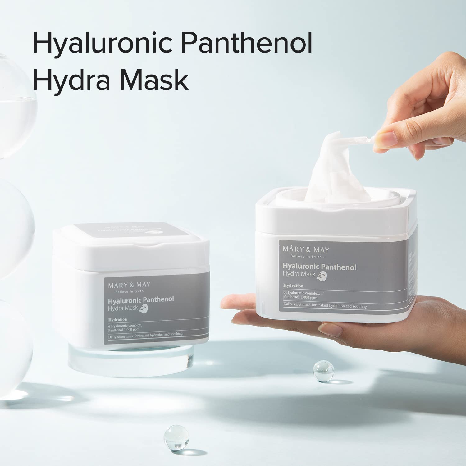 Mary&May MASK Hyaluronic Panthenol Hydra Mask 30ct - Image 3