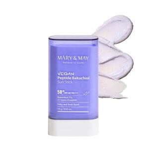 Mary&May Vegan Peptide Bakuchiol Sun Stick SPF50+ PA++++ 0.63 oz / 18g