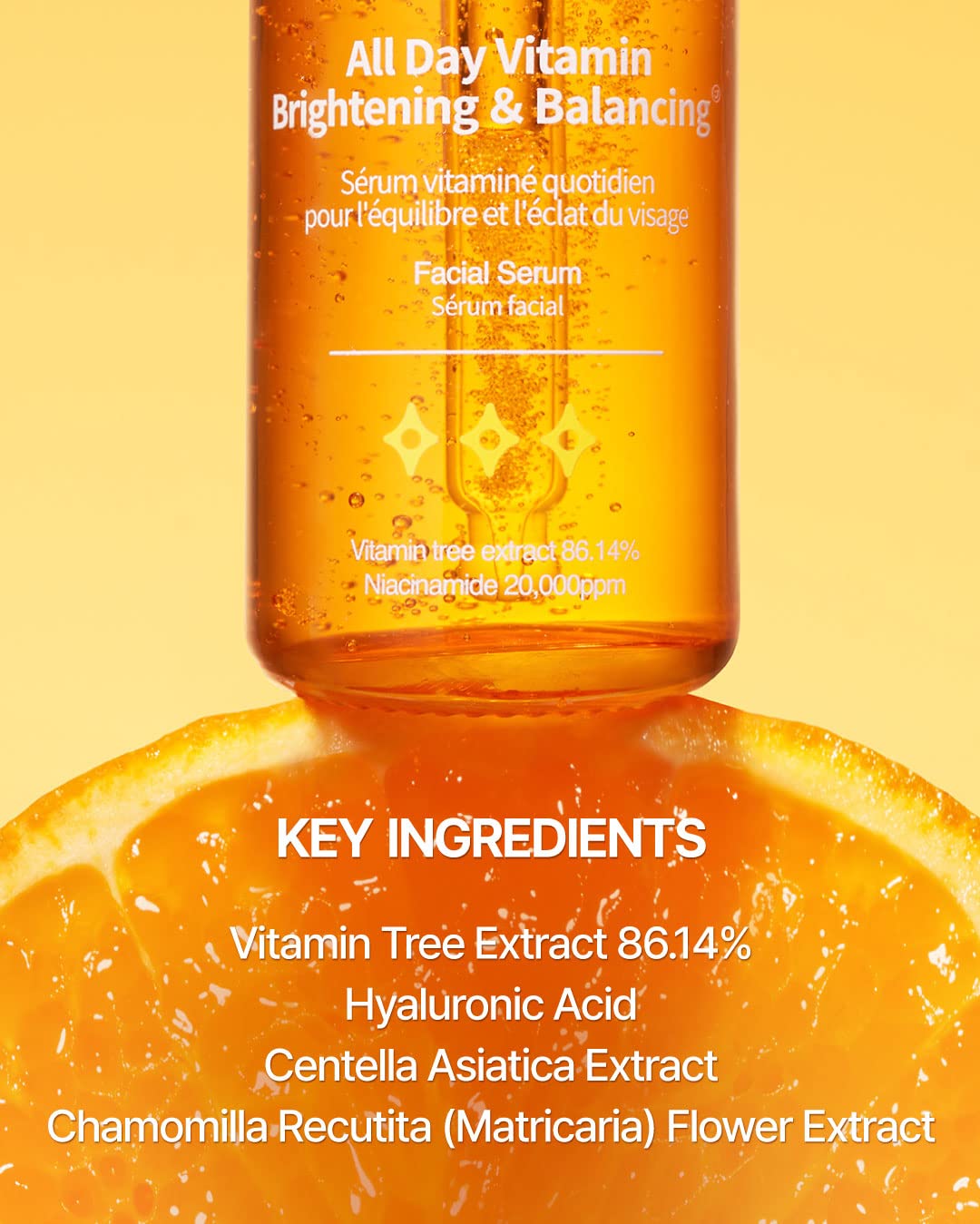 JUMISO All Day Vitamin Serum, Brightening & Balancing Facial Serum 30ml - Image 4