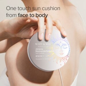 Alternative view of Mary&May Vegan Niacinamide Panthenol Sun Cushion SPF50+ PA++++ 0.88oz | Cooling & Soothing