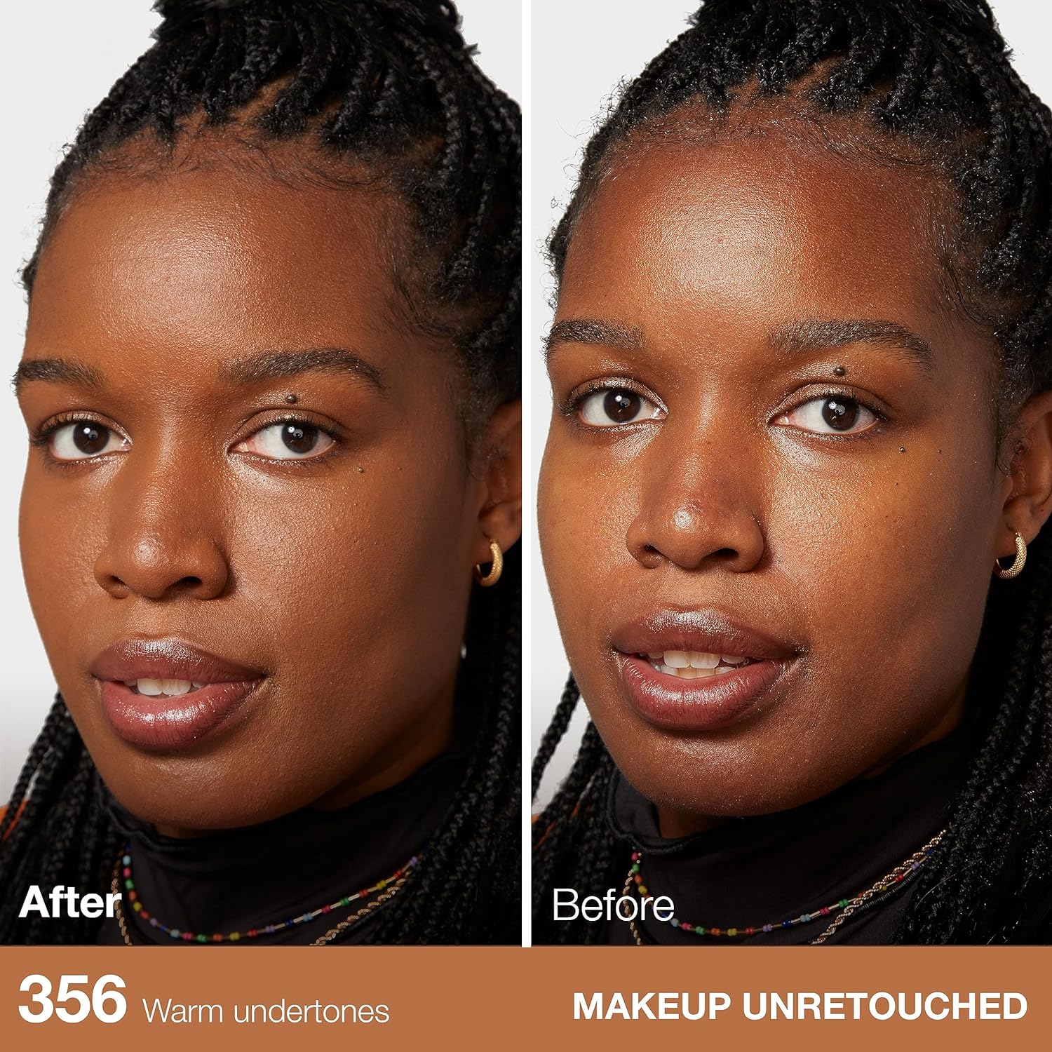 Maybelline Fit Me Matte + Poreless Liquid Oil-Free Foundation Makeup, Warm Coconut 356 - Image 3