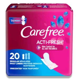 Carefree - Acti-Fresh, Regular - 20 Ct Liners