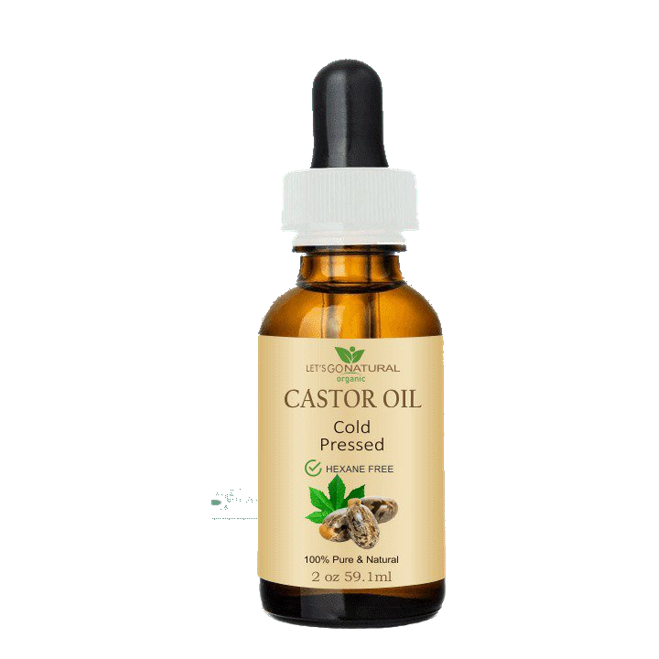 Let's Go Natural Castor Oil Cold Pressed – Organic 2oz