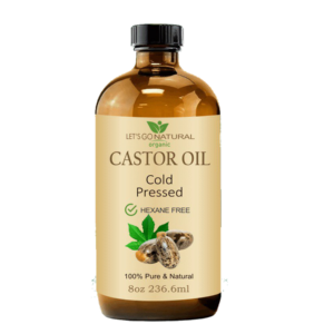 Let's Go Natural Castor Oil Cold Pressed – Organic 8oz