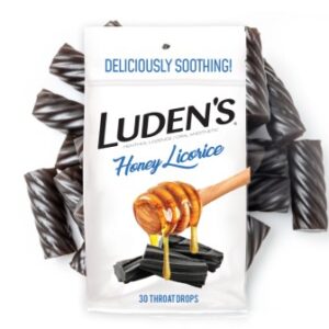 Luden's Soothing Throat Drops, Honey Licorice, 30 ct