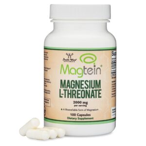 Double Wood Magnesium L Threonate, 100 Capsules