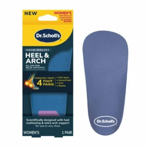 Dr. Scholl’s Heel & Arch Pain Relief Orthotic Inserts for Women (Shoe Size 6-10)