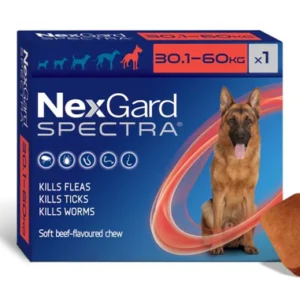 Nexgard Spectra Chewable Dog 30.1-60KG Single Chewable Tablet