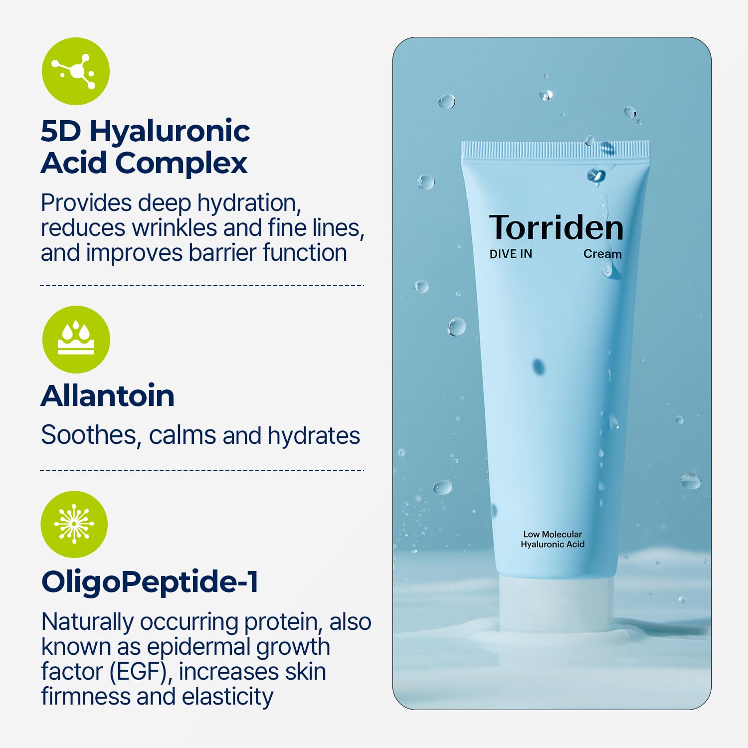 Torriden DIVE-IN Hyaluronic Acid Cream 2.7 fl oz (Online Only) - Image 6