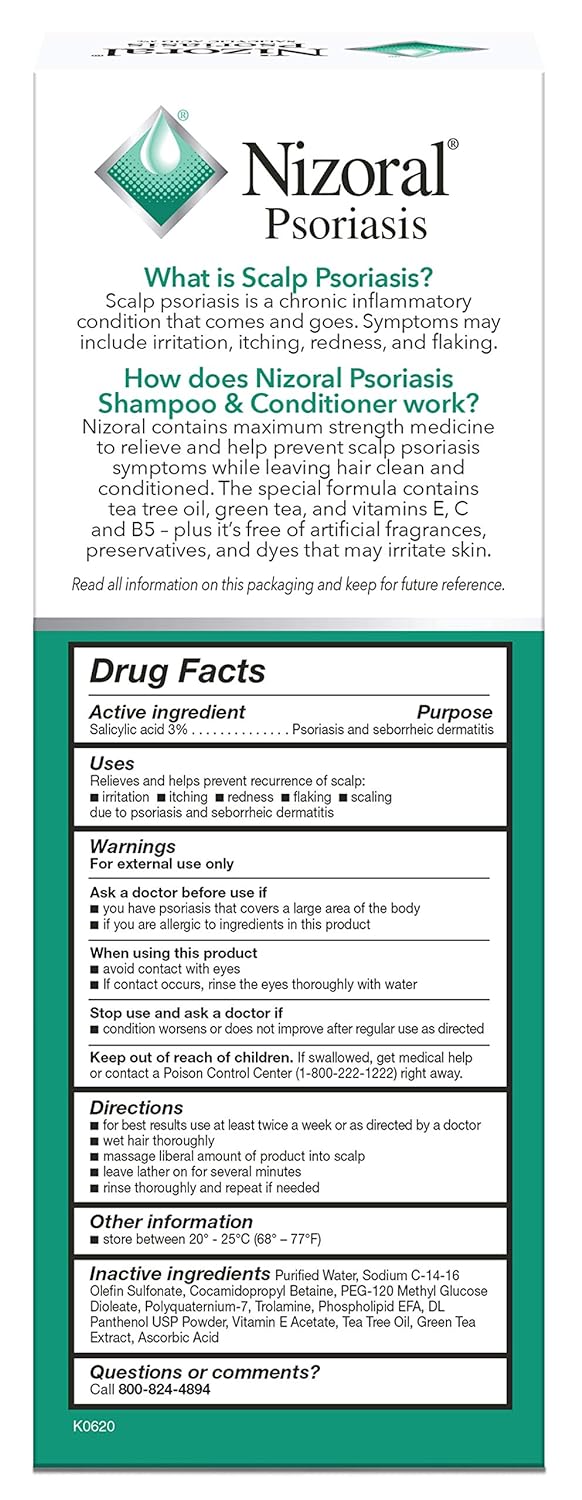 Nizoral Scalp Psoriasis Shampoo & Conditioner, 11 Ounce - Image 4