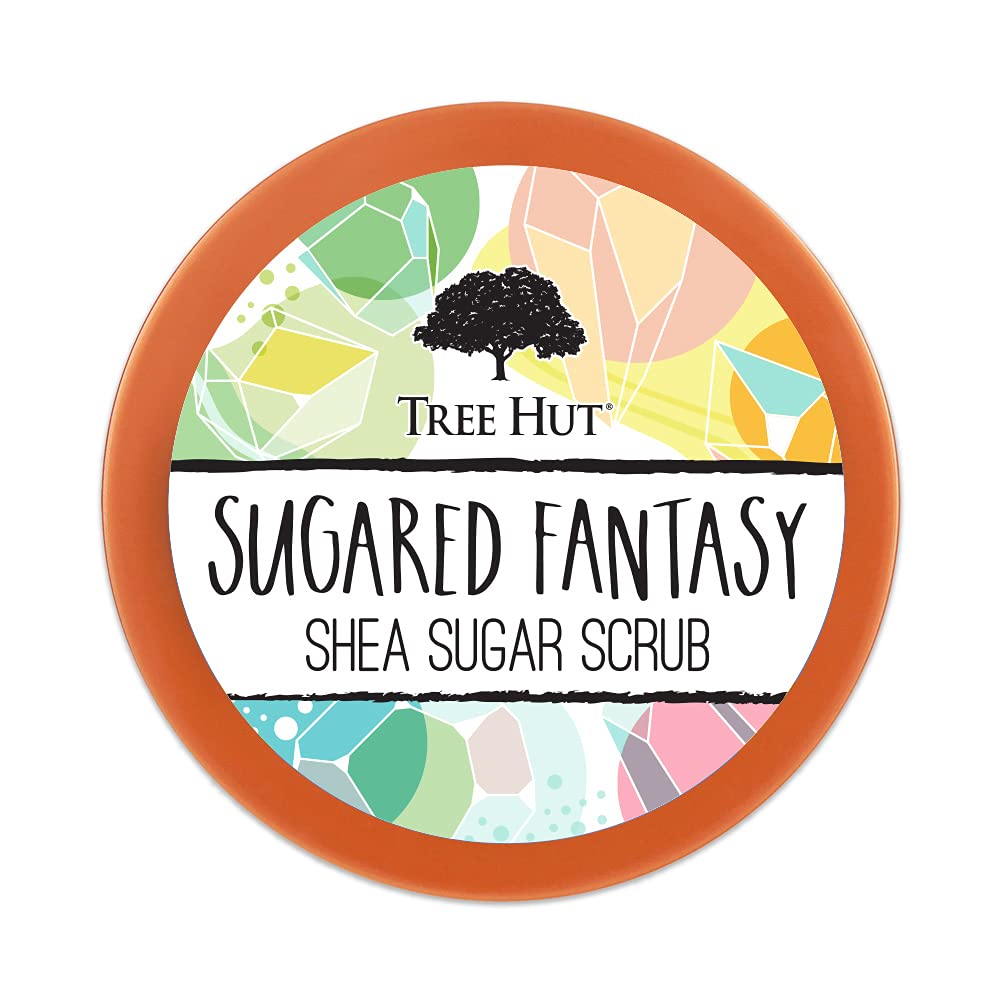 Tree Hut Sugared Fantasy Shea Sugar Scrub 18 Oz, Ultra Hydrating and Exfoliating Scrub - Image 2