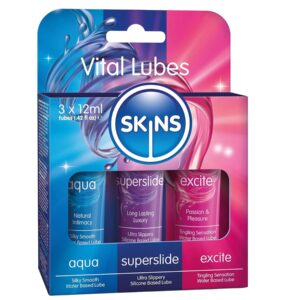 SKINS Vital Sex Lube Set - 3 Pack