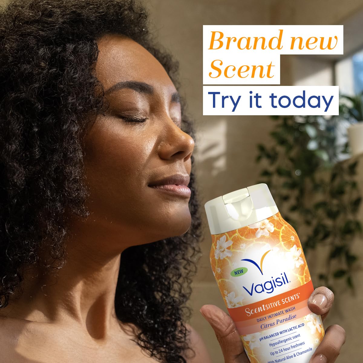 Vagisil Feminine Wash for Intimate Area Hygiene, Scentsitive Scents, pH Balanced and Gynecologist Tested, Citrus Paradise, 12 oz - Image 4