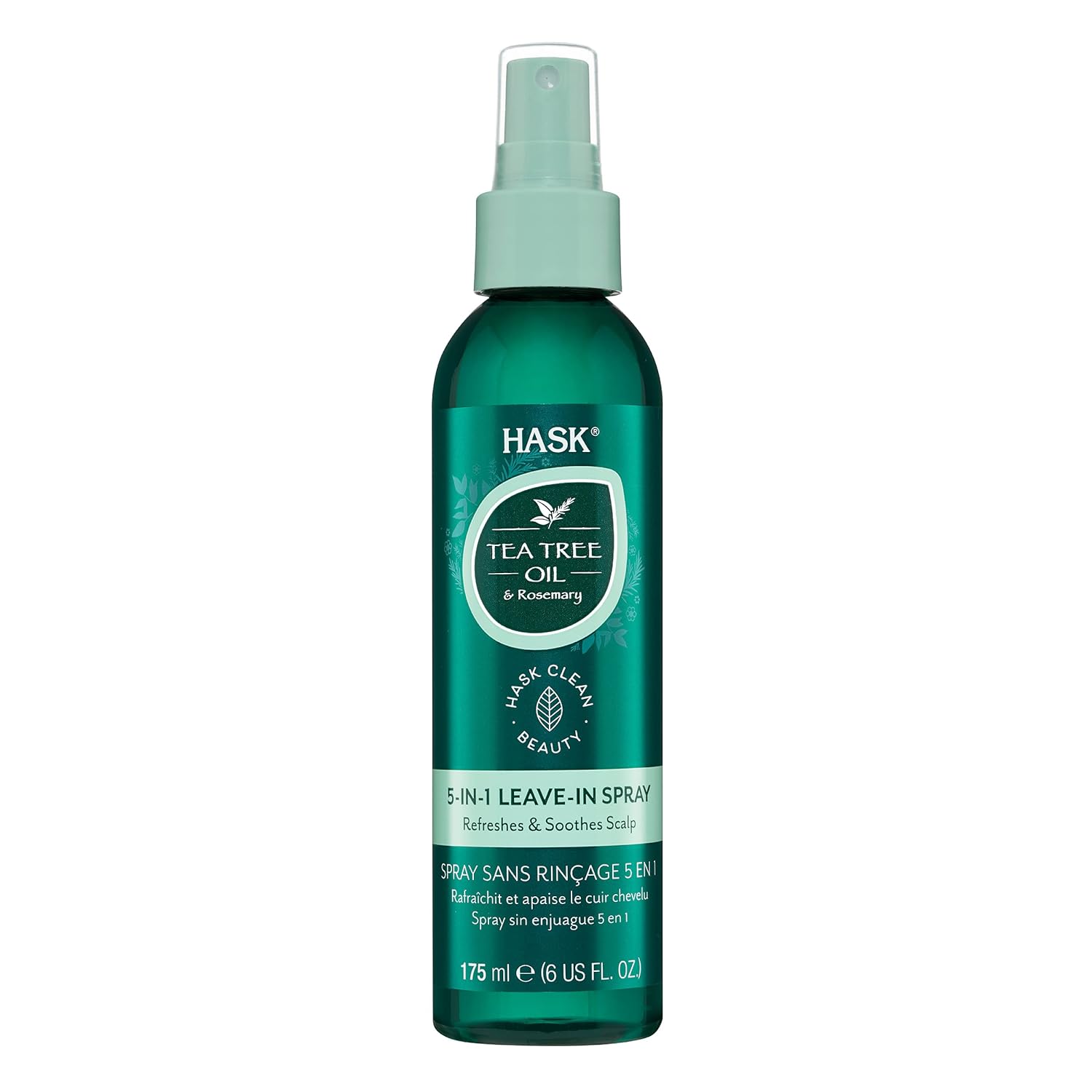 HASK Invigorating TEA TREE OIL & Rosemary 5-in-1 Leave In Spray 6oz - Image 6