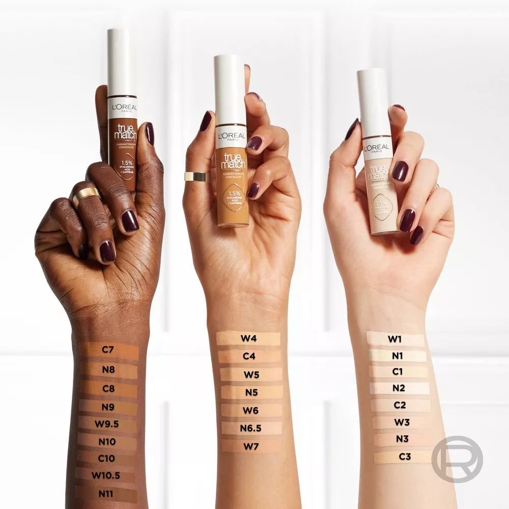 L'Oreal Paris True Match Radiant Serum Concealer with Hyaluronic Acid - 0.33 fl oz- N5 - Medium - Image 3