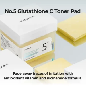 Alternative view of numbuzin No.5+ Niacinamide Concentrated Toner Pad | Glutathione, Niacinamide, PHA & LHA, 180ml/70pads/6.08fl.oz
