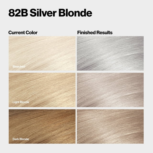 Revlon Colorsilk Beautiful Color Long Lasting Permanent Hair Color, 82B Silver Blonde - Image 3